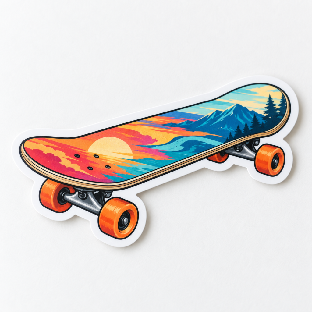 Skateboard Sticker